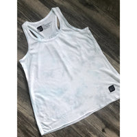 Aquamarine/Gray Watercolor Tank